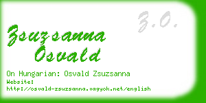 zsuzsanna osvald business card